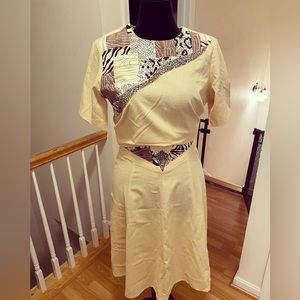 Vintage City Girl by Nancy Bolen 2 Piece Skirt Set